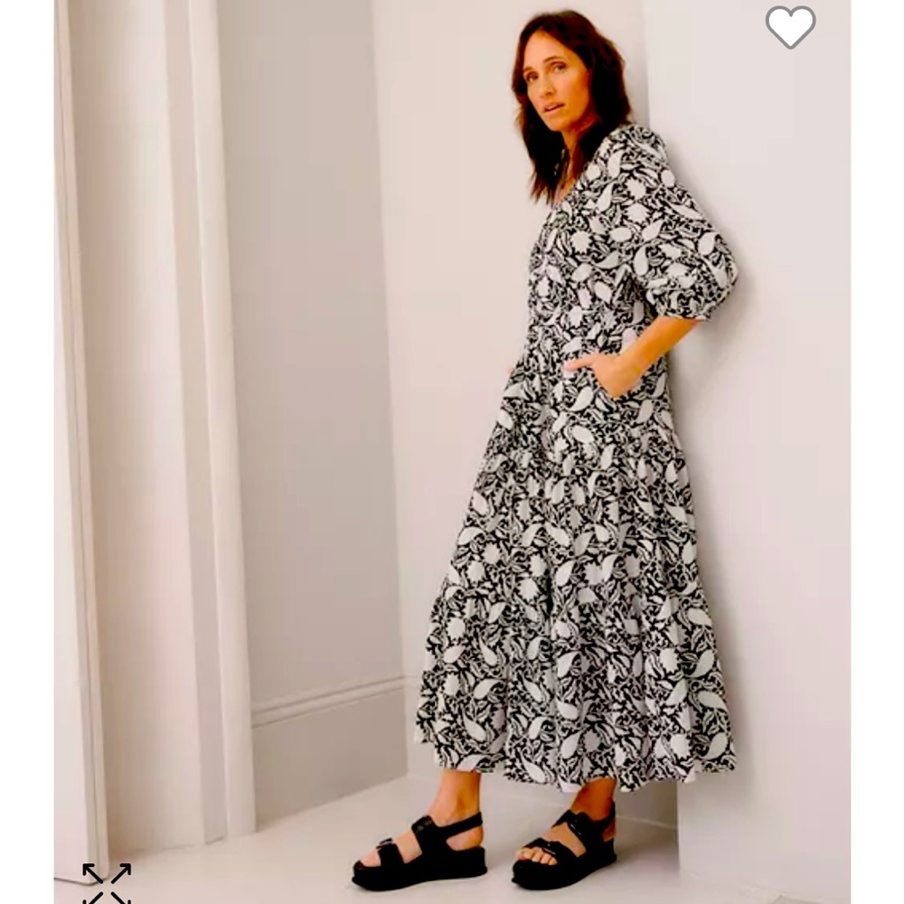 Whistles
Floral Print Trapeze Dress Medium